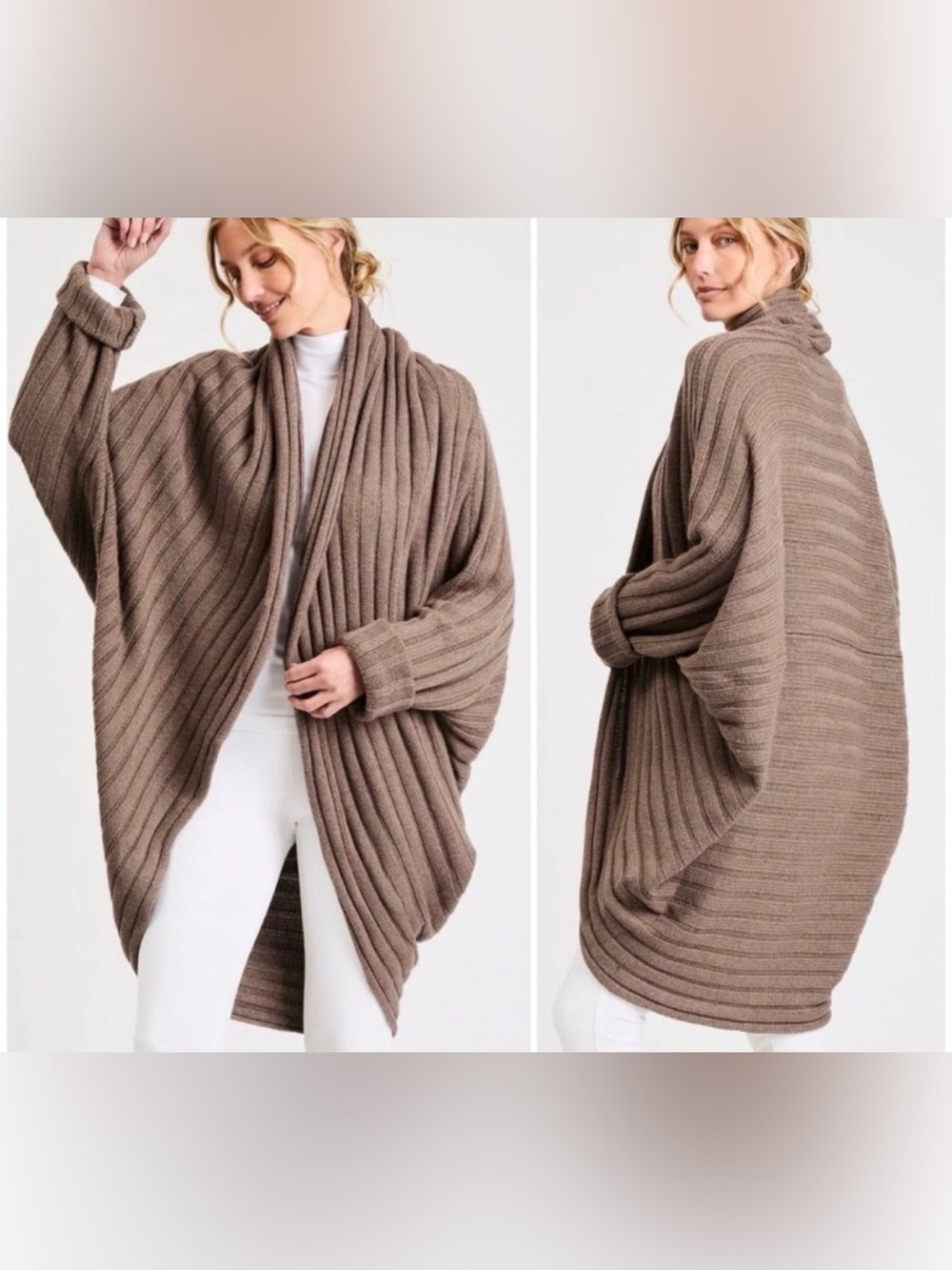 +Beryll Cocoon 100% Cashmere Cardigan